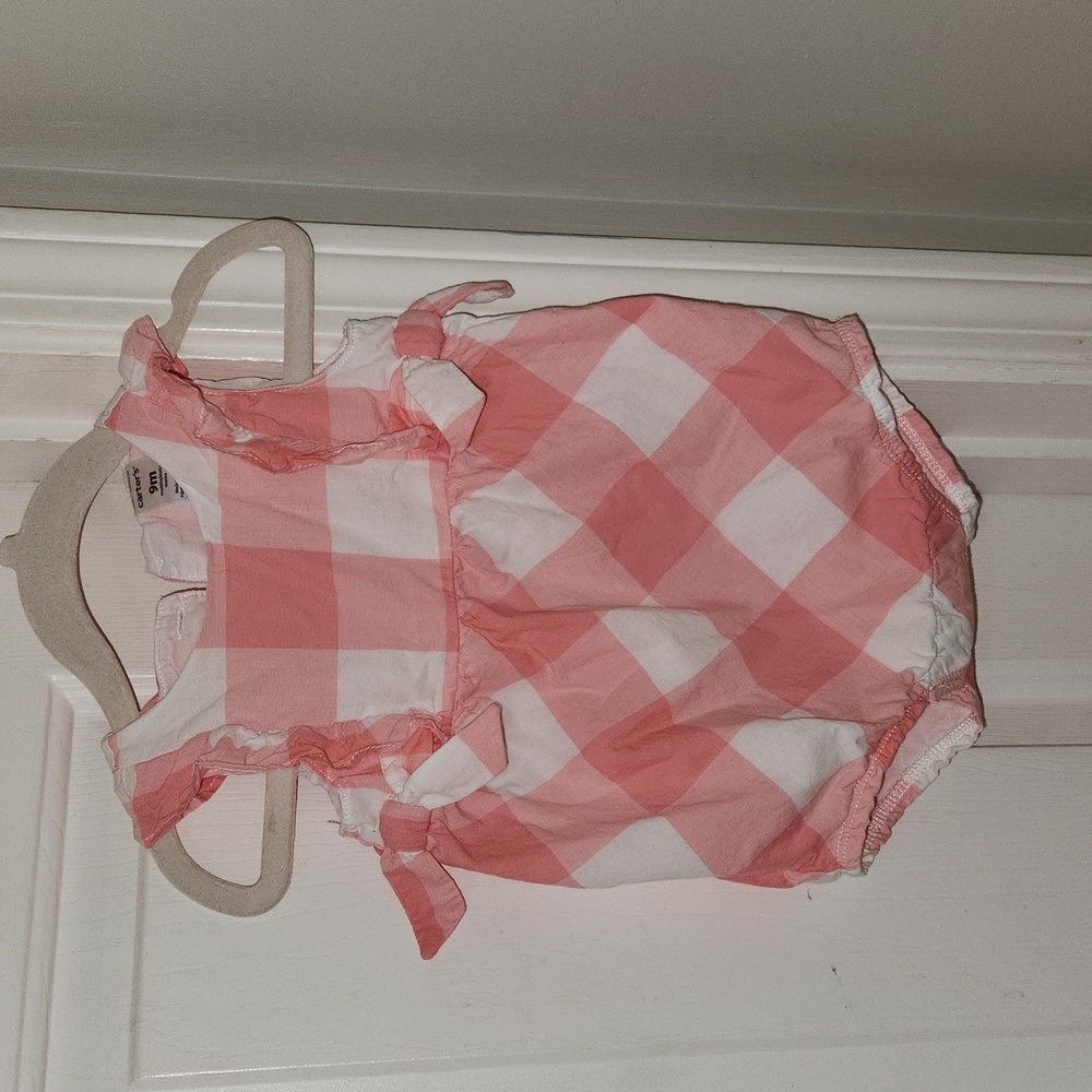 Carter's Gingham Bubble Bodysuit